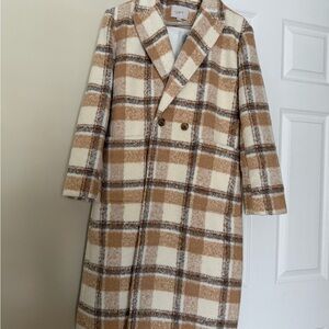 NWT..Loft Women’s Plaid Coat
